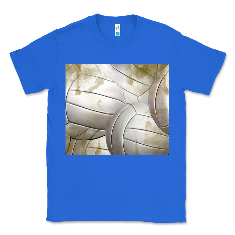Distressed Volleyball Pattern Classic Tee by TumblerDesignByShophia | Teevron
