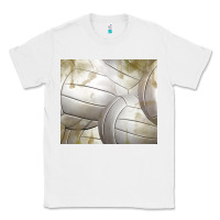White distressed volleyball pattern Classic Tee - TumblerDesignByShophia