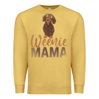 Antique Gold Dog Lover Women Gift Weenie Mama Pet Mom Wiener Dachshund Premium Sweatshirt - maiPhamDesign