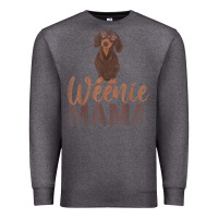 Charcoal Heather Dog Lover Women Gift Weenie Mama Pet Mom Wiener Dachshund Premium Sweatshirt - maiPhamDesign