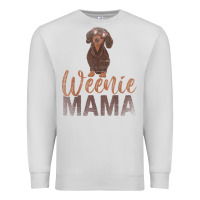 Dove Grey Dog Lover Women Gift Weenie Mama Pet Mom Wiener Dachshund Premium Sweatshirt - maiPhamDesign