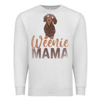 Oatmeal Heather Dog Lover Women Gift Weenie Mama Pet Mom Wiener Dachshund Premium Sweatshirt - maiPhamDesign