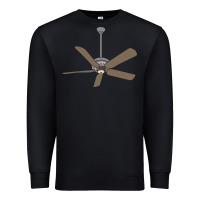 Black ceiling fan lazy diy halloween costume funny easy t shirt Premium Sweatshirt - maiPhamDesign