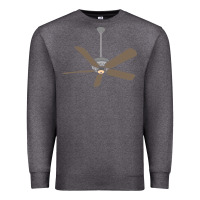 Charcoal Heather ceiling fan lazy diy halloween costume funny easy t shirt Premium Sweatshirt - maiPhamDesign