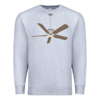 Heather Grey ceiling fan lazy diy halloween costume funny easy t shirt Premium Sweatshirt - maiPhamDesign