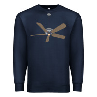 Navy ceiling fan lazy diy halloween costume funny easy t shirt Premium Sweatshirt - maiPhamDesign