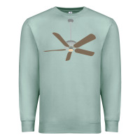 Seafoam ceiling fan lazy diy halloween costume funny easy t shirt Premium Sweatshirt - maiPhamDesign