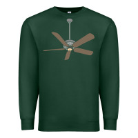 Sports Green ceiling fan lazy diy halloween costume funny easy t shirt Premium Sweatshirt - maiPhamDesign