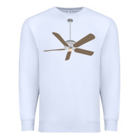 White ceiling fan lazy diy halloween costume funny easy t shirt Premium Sweatshirt - maiPhamDesign