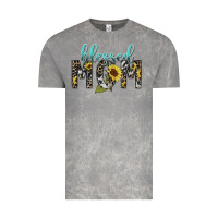 Cloud Rock Blessed mom sunflower mother's day Vintage Tee - HowdyJamesFarm
