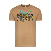 Vintage Camel Blessed mom sunflower mother's day Vintage Tee - HowdyJamesFarm