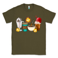 Army Green Softball coffee cups Classic Tee - Artiststas