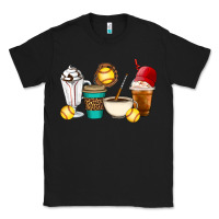 Black Softball coffee cups Classic Tee - Artiststas