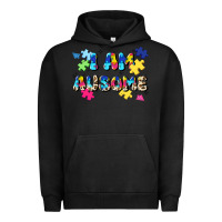 Pigment Black i am ausome Urban Hoodie - JahusDesignShop