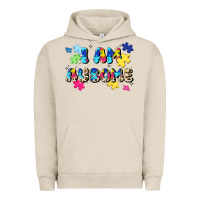 Pigment French Oak i am ausome Urban Hoodie - JahusDesignShop