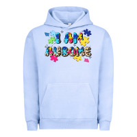 Pigment Grape Ice i am ausome Urban Hoodie - JahusDesignShop