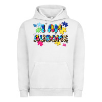 Pigment Lunar Rock i am ausome Urban Hoodie - JahusDesignShop