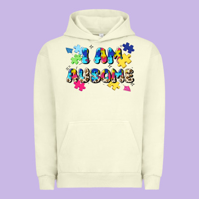 I Am Ausome Urban Hoodie Designed By Jahusdesignshop