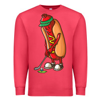 Cardinal Funny Golfing Hot Dog Golf Gifts Shirts for Men Boys Golfer Premium Sweatshirt - maiPhamDesign