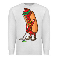 Oatmeal Heather Funny Golfing Hot Dog Golf Gifts Shirts for Men Boys Golfer Premium Sweatshirt - maiPhamDesign
