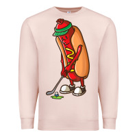 Pale Pink Funny Golfing Hot Dog Golf Gifts Shirts for Men Boys Golfer Premium Sweatshirt - maiPhamDesign