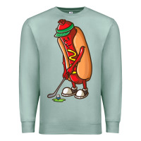 Seafoam Funny Golfing Hot Dog Golf Gifts Shirts for Men Boys Golfer Premium Sweatshirt - maiPhamDesign