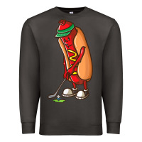 Smoke Funny Golfing Hot Dog Golf Gifts Shirts for Men Boys Golfer Premium Sweatshirt - maiPhamDesign
