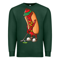 Funny Golfing Hot Dog Golf Gifts Shirts For Men Boys Golfer Premium Sweatshirt | Teevron