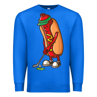 True Royal Funny Golfing Hot Dog Golf Gifts Shirts for Men Boys Golfer Premium Sweatshirt - maiPhamDesign