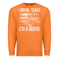 Carrot liberal tears and cold beers   funny political t shirt Premium Sweatshirt - maiPhamDesign