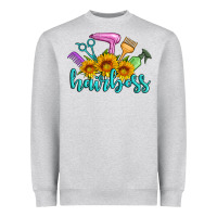 Hairboss Western Sunflowers Hairdresser Heavyweight Sweatshirt | Teevron