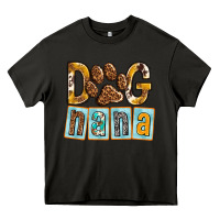 Asphalt Dog Nana with Paw Heavy Core Tee - texasbilliewilder