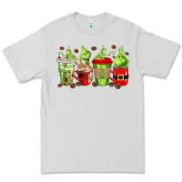 Dove Grey grinch coffee cups Premium Tee - texasbilliewilder