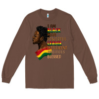 Chestnut I am black man Long Sleeve Tee - FaDigitalArtStudio
