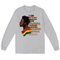 Moon Dust I am black man Long Sleeve Tee - FaDigitalArtStudio