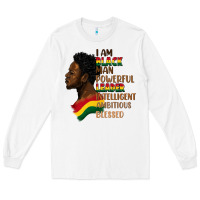 White I am black man Long Sleeve Tee - FaDigitalArtStudio