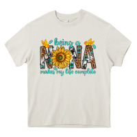Cream Being a Nana Makes My Life Complete Heavy Core Tee - texasbilliewilder
