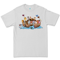 Dove Grey noahs ark Premium Tee - texasbilliewilder