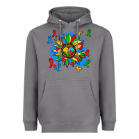 Storm autism sunflower ribbon Heavyweight Hoodie - AdoDesignShop