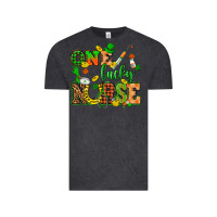 Vintage Black St. Patricks Day one lucky nurse Vintage Tee - HowdyJamesFarm