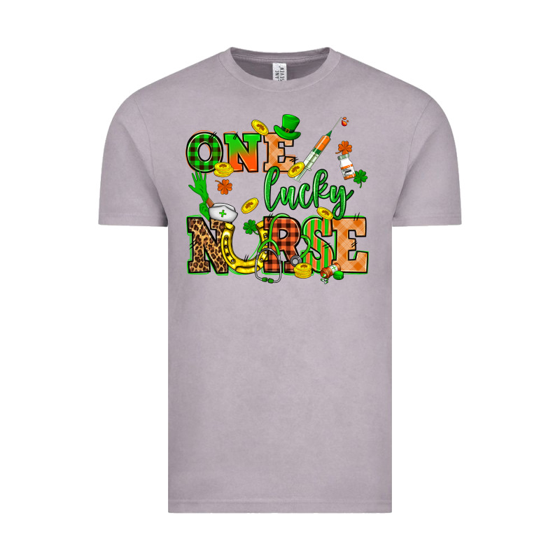 St. Patricks Day One Lucky Nurse Vintage Tee by HowdyJamesFarm | Teevron