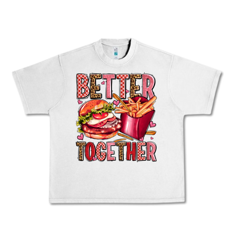 Hamburger Potatoes Better Together Olivia Urban Heavy Tee by OliviaCreatesArt | Teevron
