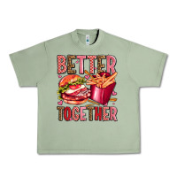Oil Green hamburger potatoes better together olivia Urban Heavy Tee - OliviaCreatesArt