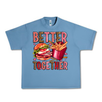 Pebble Blue hamburger potatoes better together olivia Urban Heavy Tee - OliviaCreatesArt
