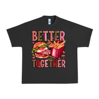 Pigment Black hamburger potatoes better together olivia Urban Heavy Tee - OliviaCreatesArt