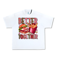 White hamburger potatoes better together olivia Urban Heavy Tee - OliviaCreatesArt