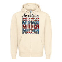 Sandshell american mama Zipper Hoodie - BarkalooDesign