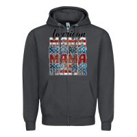 Smoke american mama Zipper Hoodie - BarkalooDesign