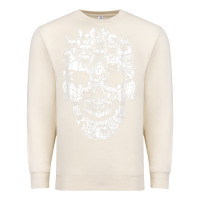 Sandshell Matching Family French Bulldog Dog Skull Costume Halloween Premium Sweatshirt - maiPhamDesign