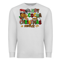 Dove Grey hot cocoa and christmas movies Premium Sweatshirt - AdoDesignShop